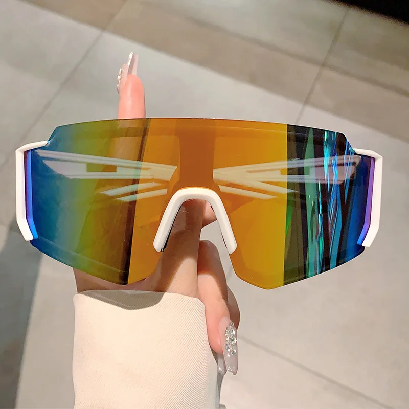 Cycling Glasses - Übergroße Outdoor-Sportbrille für Herren und Damen,