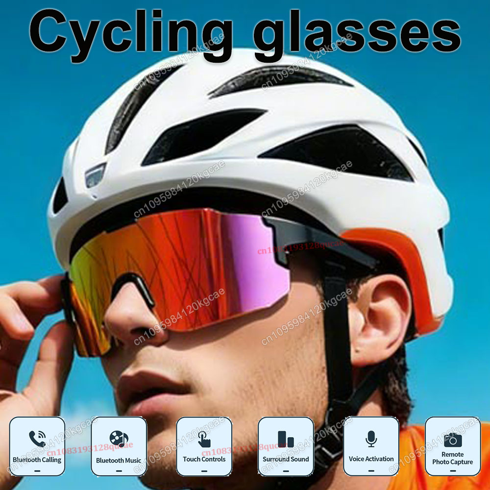Cycling Glasses - Smarte Fahrradbrille HD Bluetooth-Anruf Musik-Sonnenbrille für
