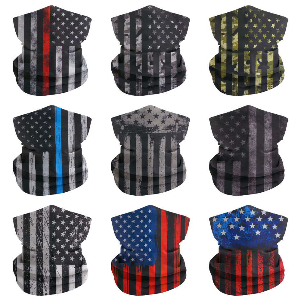 Cycling Gear Women - USA-Flagge, Halstuch, Gesichtsmaske, amerikanische Männer und