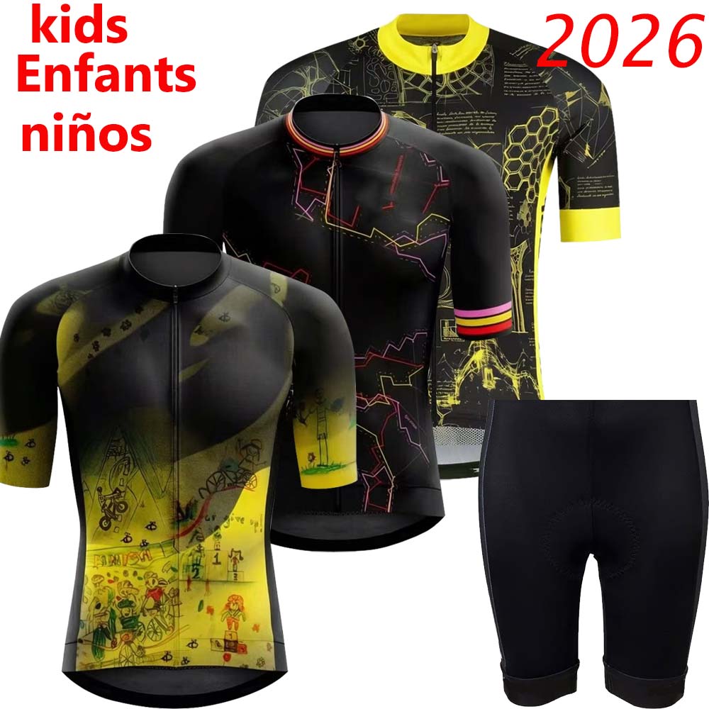 Cycling Gear Girls - Kinder Frankreich-Tour 2026 Radsport-Trikot-Set Wout Van