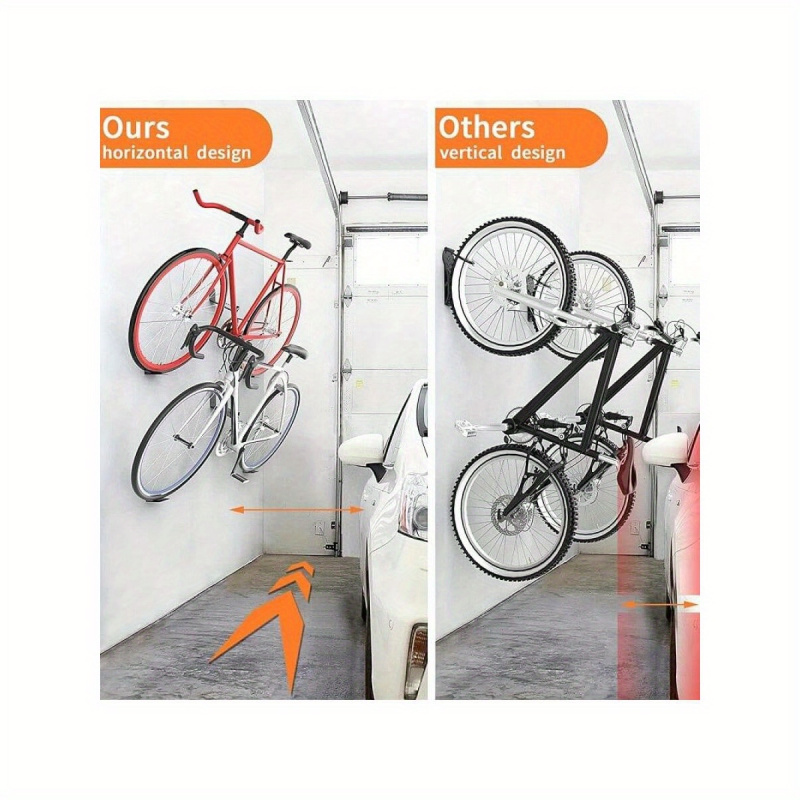 Cycling Gear Wall Hanger - Horizontaler Fahrradpedalaufhänger aus Eisen, Wandhalterung, langlebiges