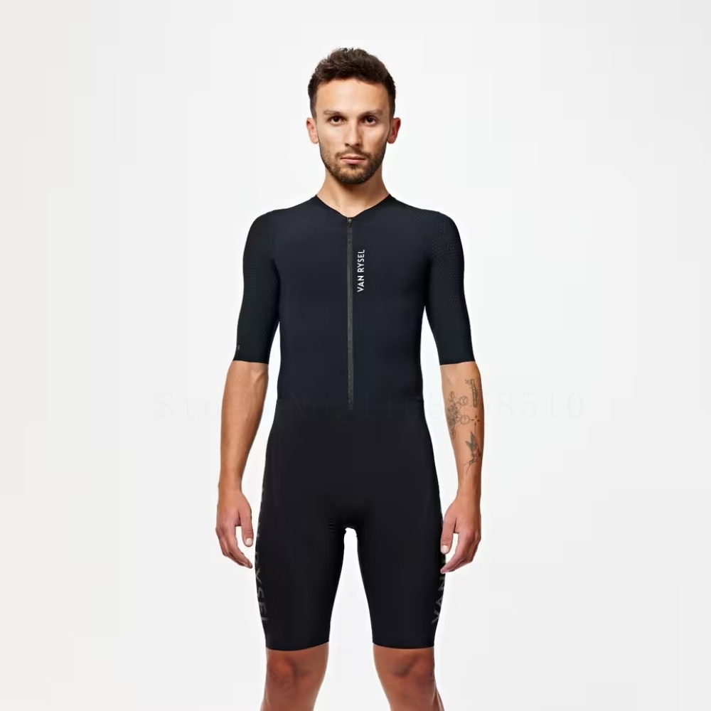Cycling Gear Leaderboard - Herren-Radsport-Skinsuit Atmungsaktiver Kurzarm-Speedsuit Langstrecken-Radsport-Trisuit Maillot Ciclismo