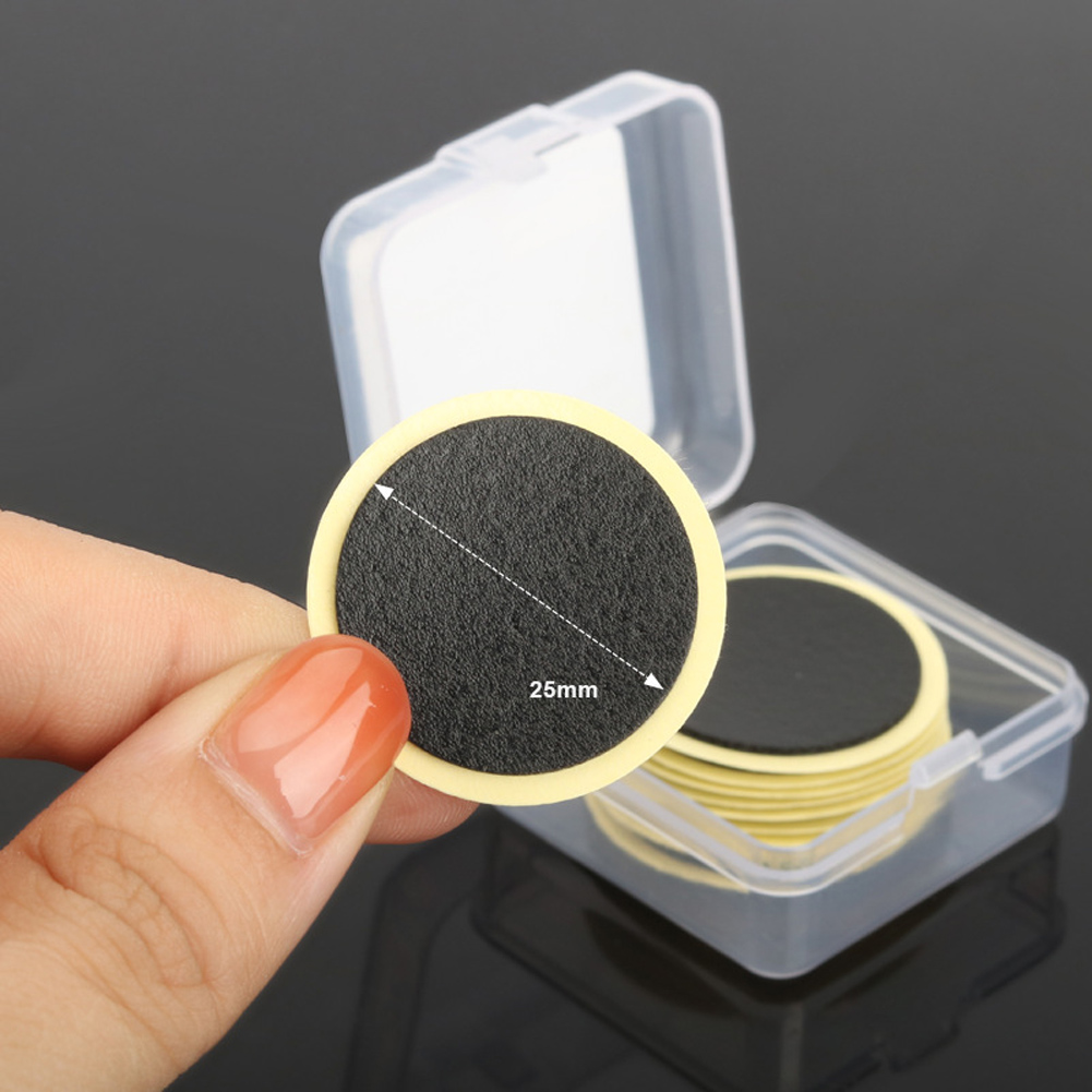 Bike Tube Repair Kit - Reifenreparatur-Set: Gummipflaster für Fahrradschläuche, kleberlose Reparaturpads