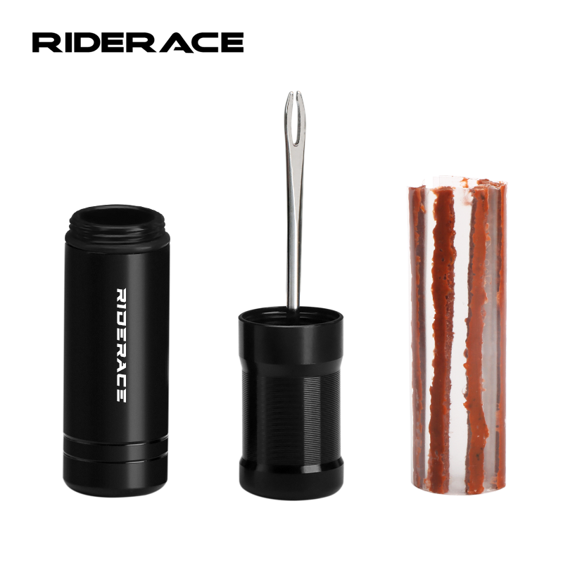 Bike Tube Repair Kit - RIDERACE Fahrrad Reifen Reparatur Tool Kit