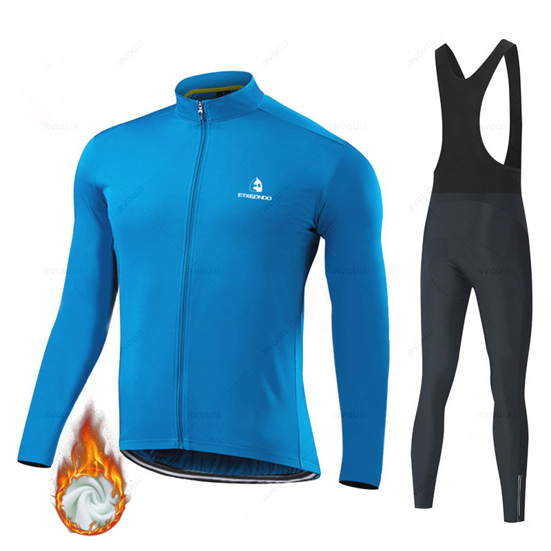 Cycling Gear Leaderboard - Neues 2026 Winter Fleece Pro Radtrikot-Set