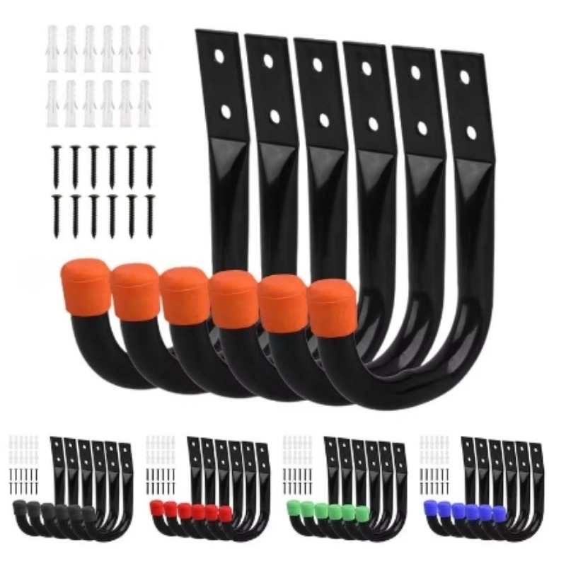 Cycling Gear Wall Hanger - 6 Teile/satz Fahrrad Wand Halterung Haken