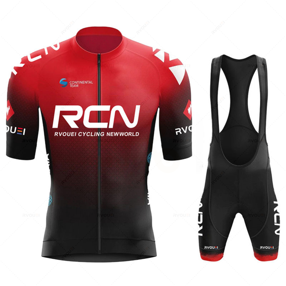 Cycling Gear Leaderboard - Rvouei Radtrikot-Sets für Herren, Sommer-Kurzarm-MTB-Fahrradanzug, Fahrradbekleidung,