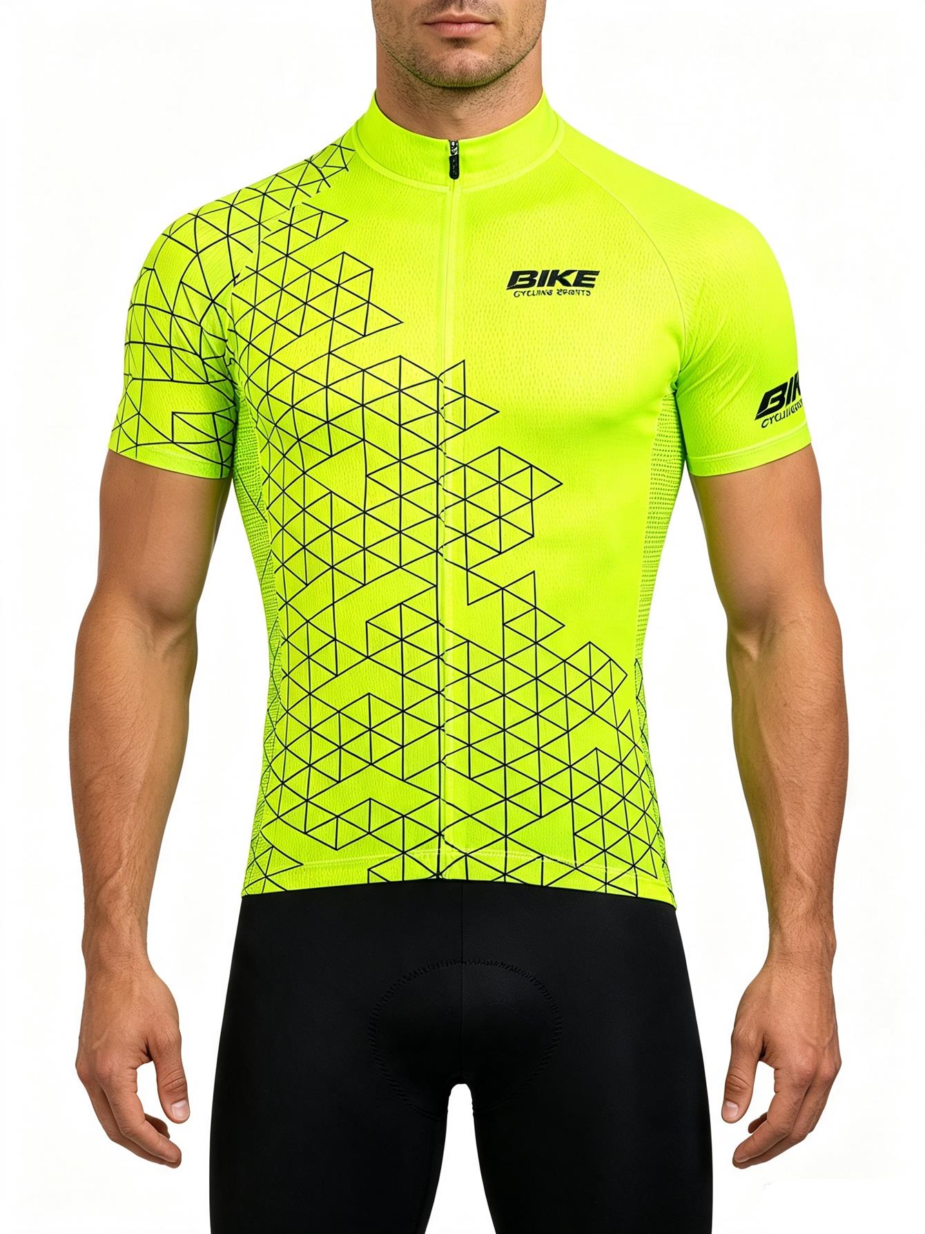 Cycling Gear Leaderboard - BIKE Sommer-Radtrikot-Set für Herren, Mountainbike-Bekleidung, schnell