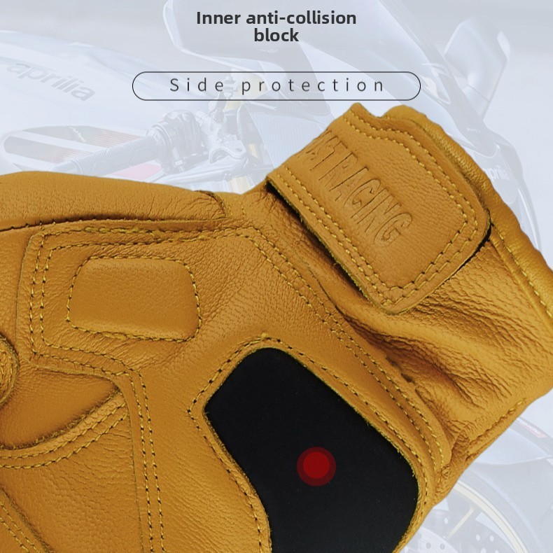 Vintage Motorrad-Lederhandschu – Yellow Cycling Gear Bewertung und Preis