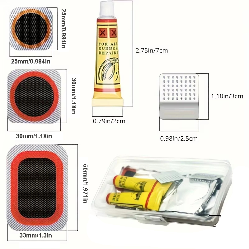39-teiliges Reparaturset für F – Bike Tube Repair Kit Bewertung und Preis