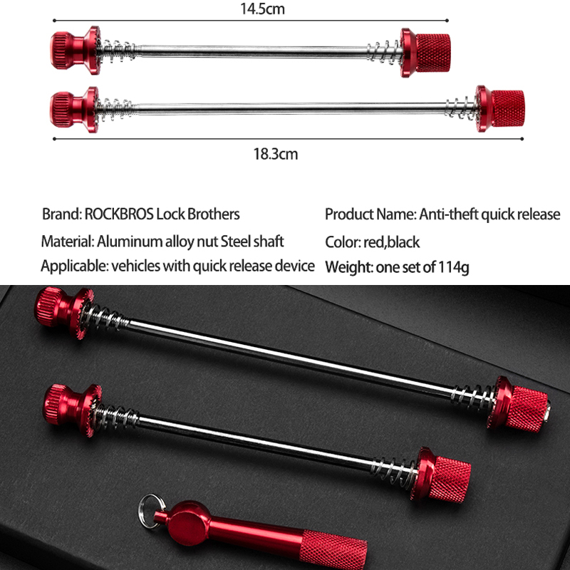 ROCKBROS Fahrrad Schnellspanne – Quick Release Skewer Bewertung und Preis