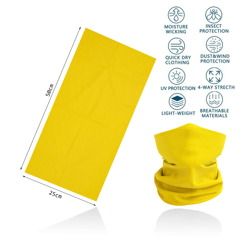 Gelbes Schlauch-Outdoor-Bandan – Yellow Cycling Gear Bewertung und Preis
