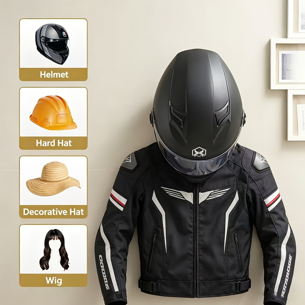 Motorradhelm-Halterung aus Mas – Cycling Gear Wall Hanger Bewertung und Preis