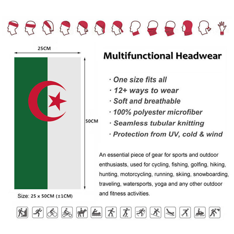 Algerien-Flagge, bedruckt, Ban – Cycling Gear Women Bewertung und Preis