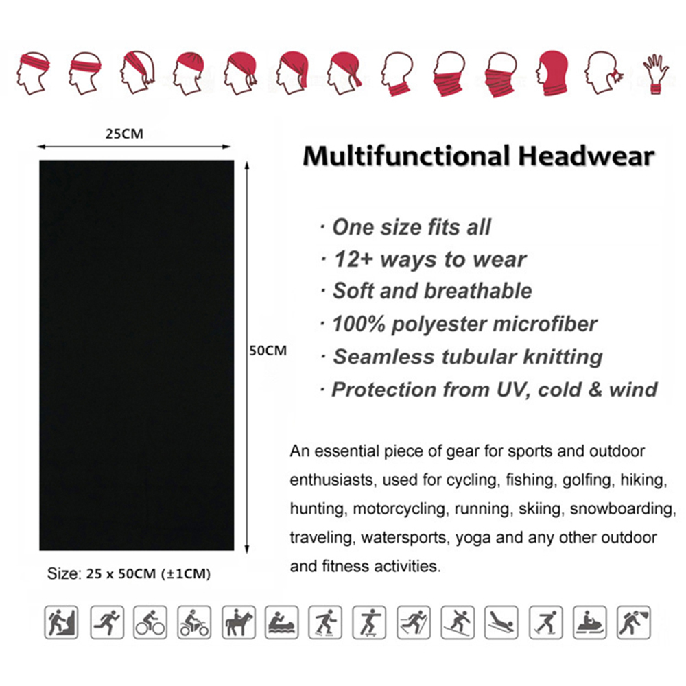 Nahtlose einfarbige Bandanas f – Cycling Gear Women Bewertung und Preis