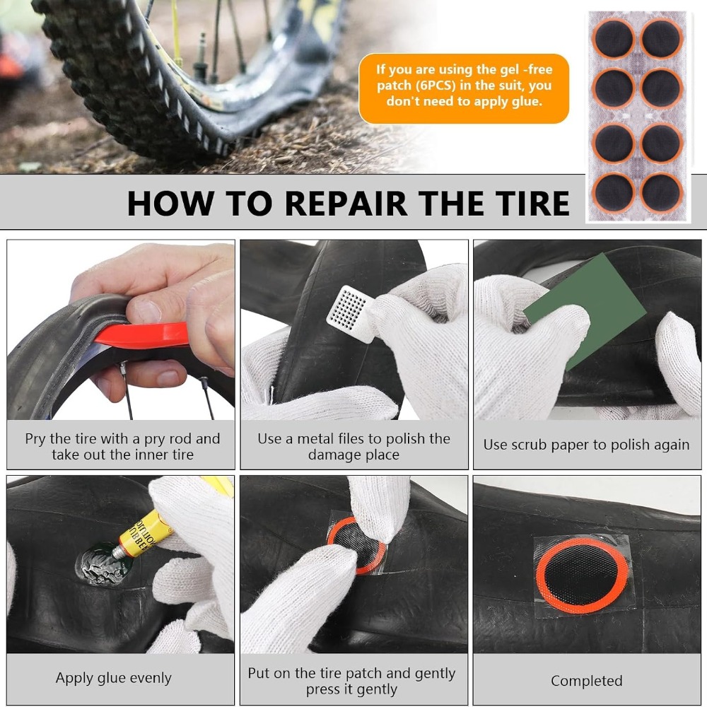 Fahrrad-Reifenreparaturset, Fa – Bike Tube Repair Kit Bewertung und Preis