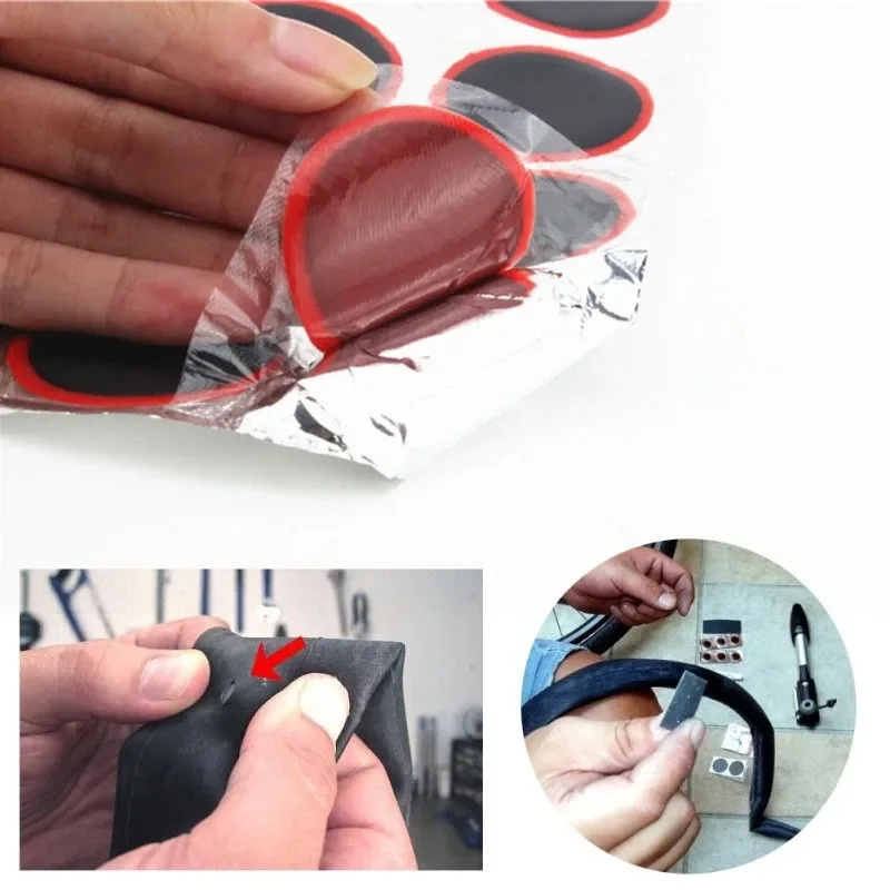 1-4 Blatt Gummi-Reifenreparatu – Bike Tube Repair Kit Bewertung und Preis